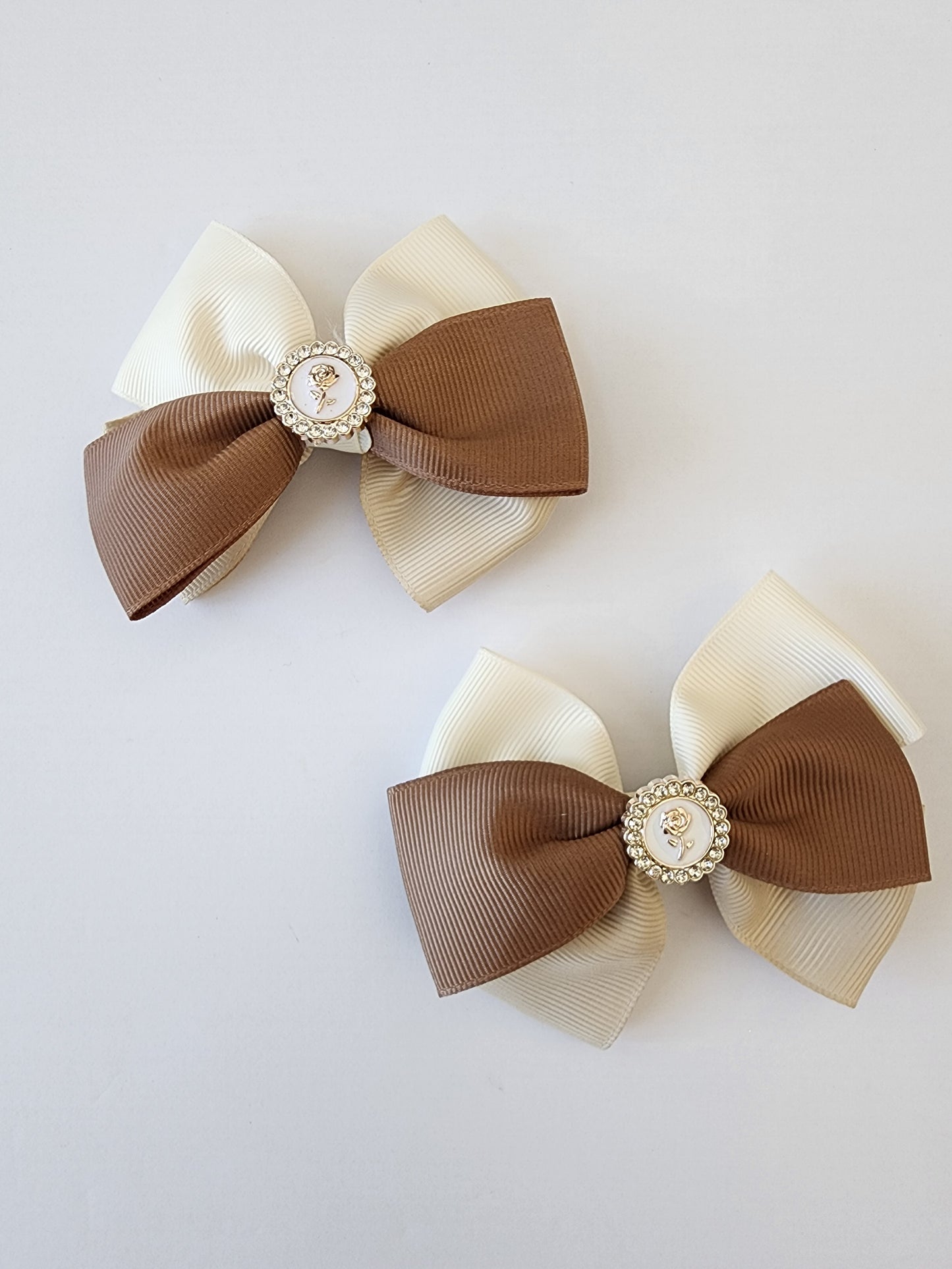 Rosey Bow Hair Clip