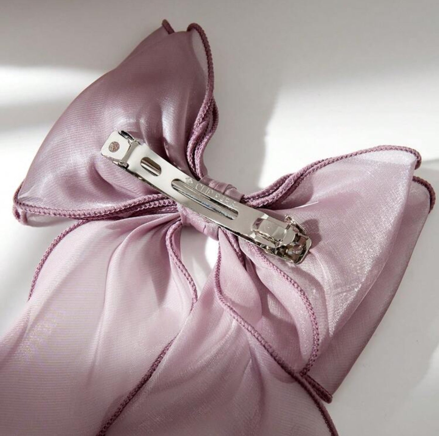 Lilac BowKnot Clip