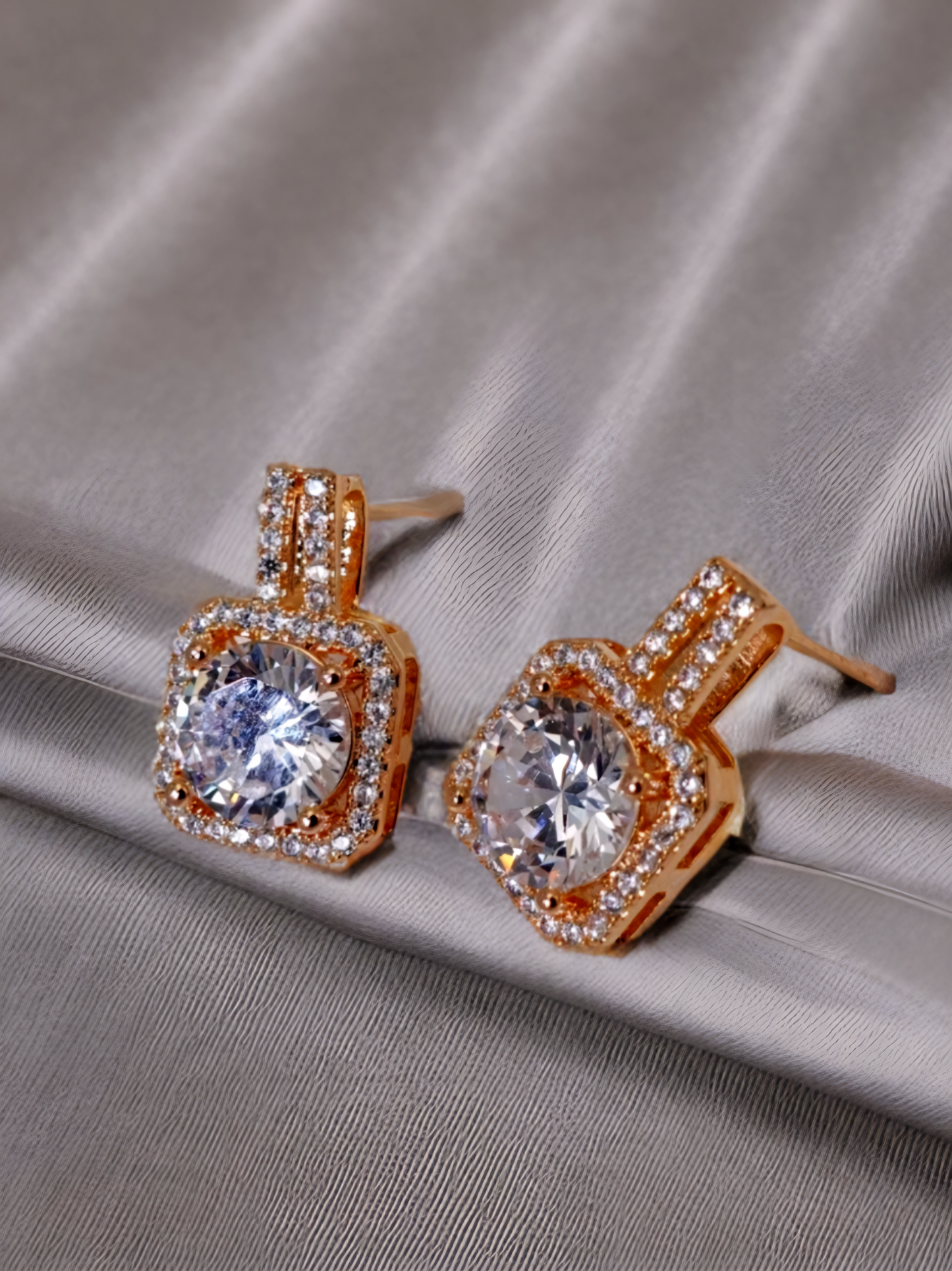 Zirconia Diamond Earrings